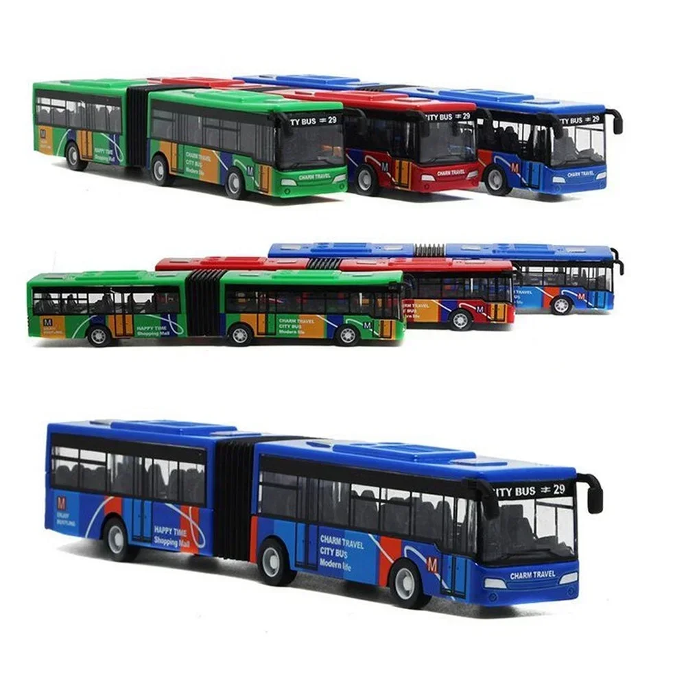 Party Games Bus - 1/64 Diecast Alloy City Bus Pull