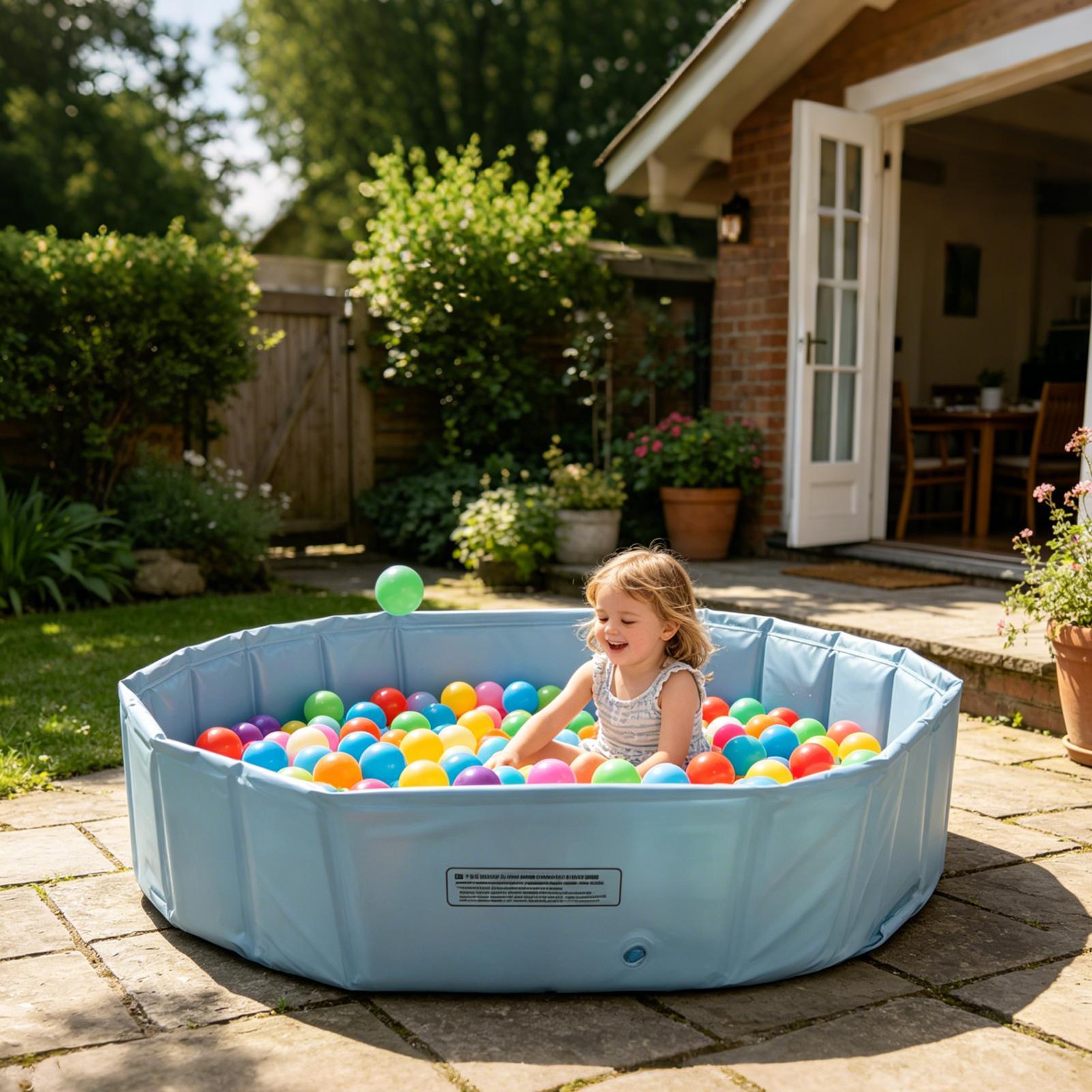 Party Games Kid Friendly - Outdoor Foldable Pet Swimming Pool Portable
