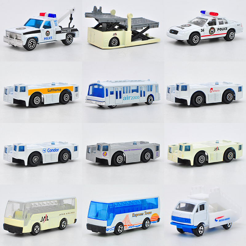 Party Games Bus - High simulation mini airport bus,boarding car,1:60