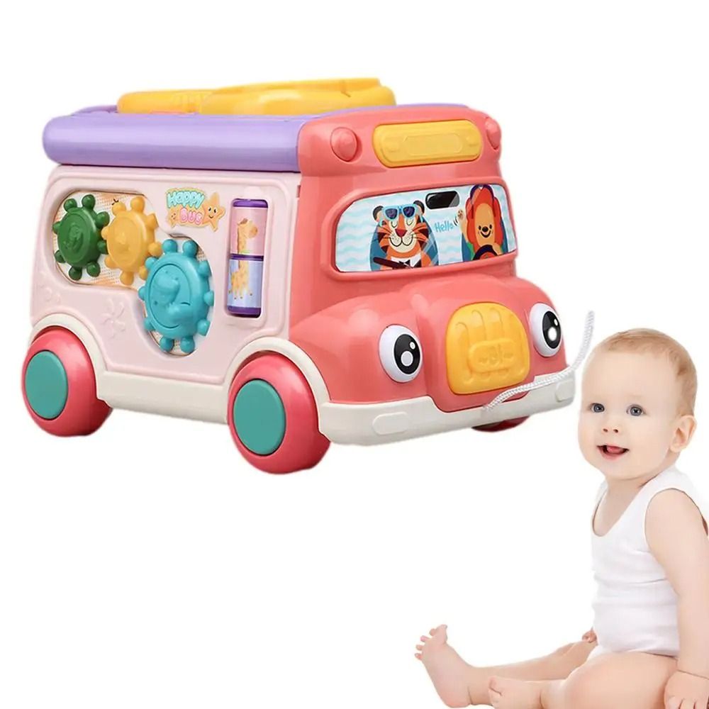 Party Games Bus - Plastic Music Activity Bus Baby Toy