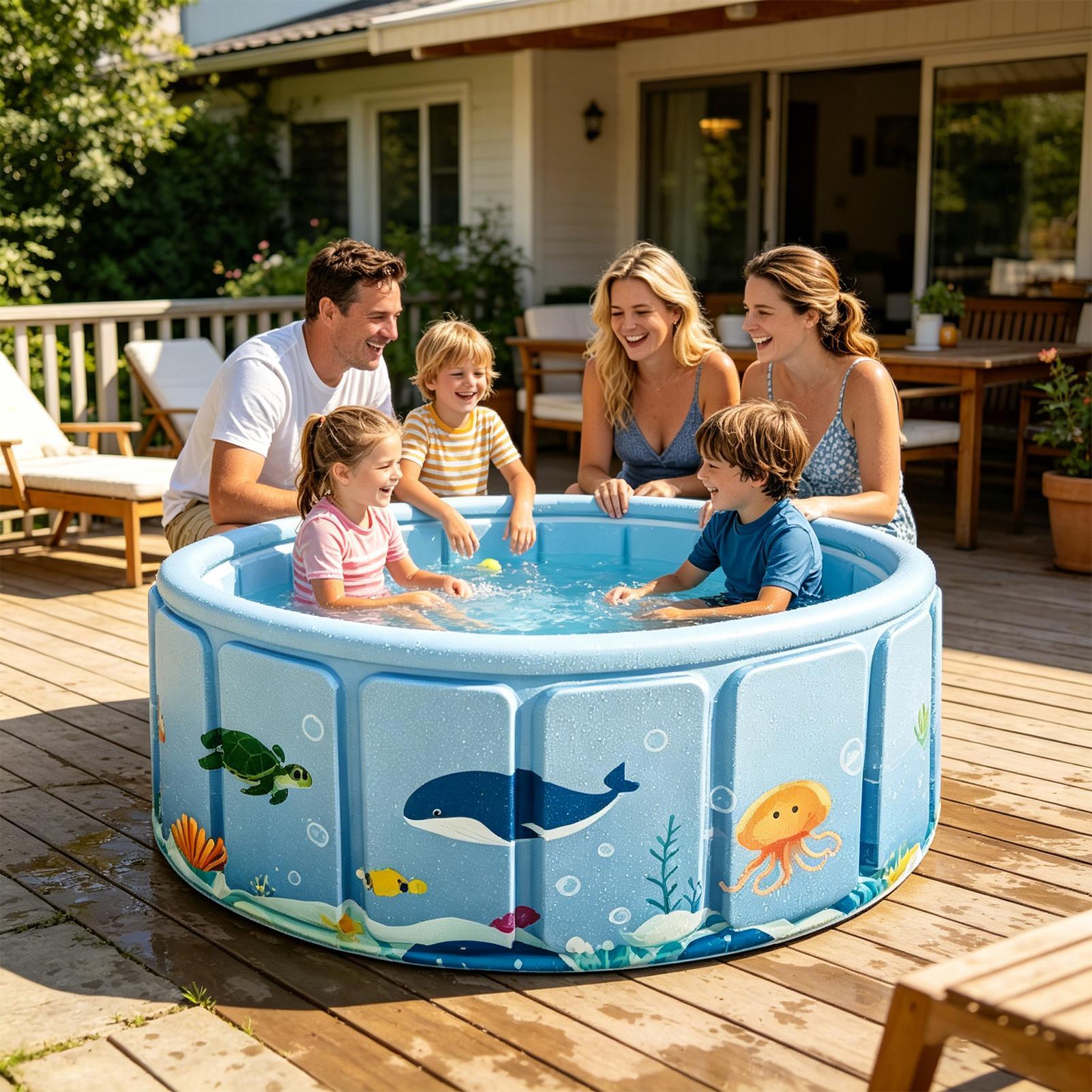 Non Inflatable Foldable Swimmi - огляд і ціна Party Games Kid Friendly