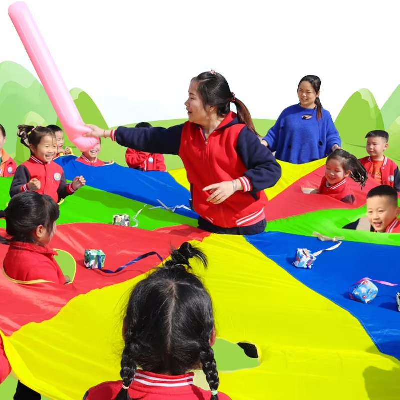 Rainbow Parachute Knock Gopher - огляд і ціна Party Games Group For Adults