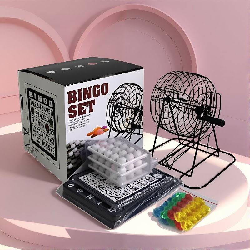 Steel Bingo Game Cage Set Bing - огляд і ціна Party Games For Large Groups