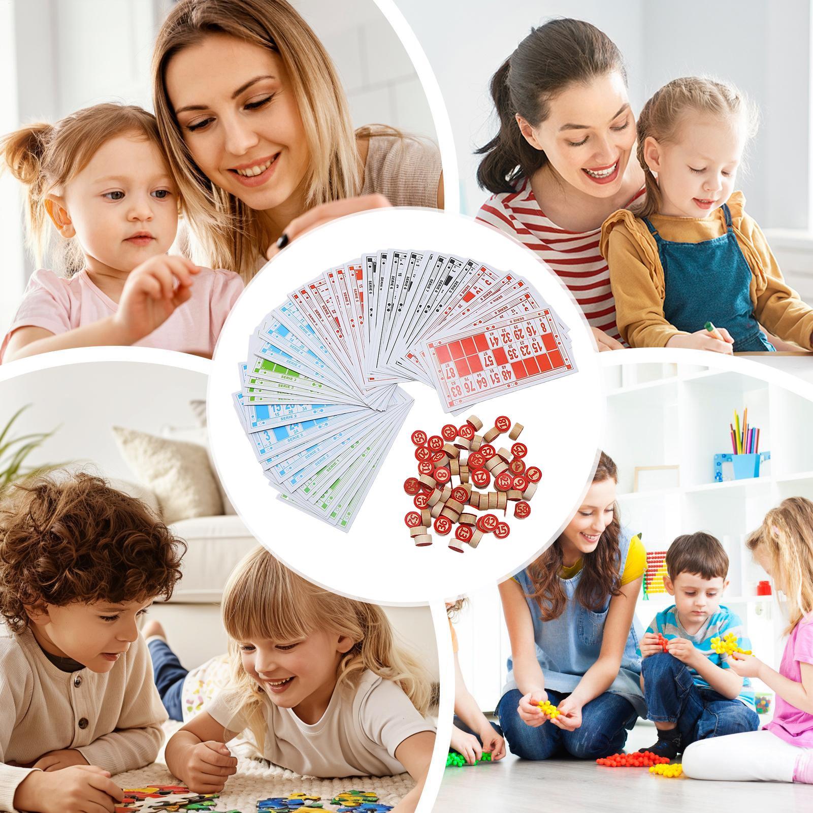 Bingo Game Wooden Funny Educat - огляд і ціна Party Games Group For Adults