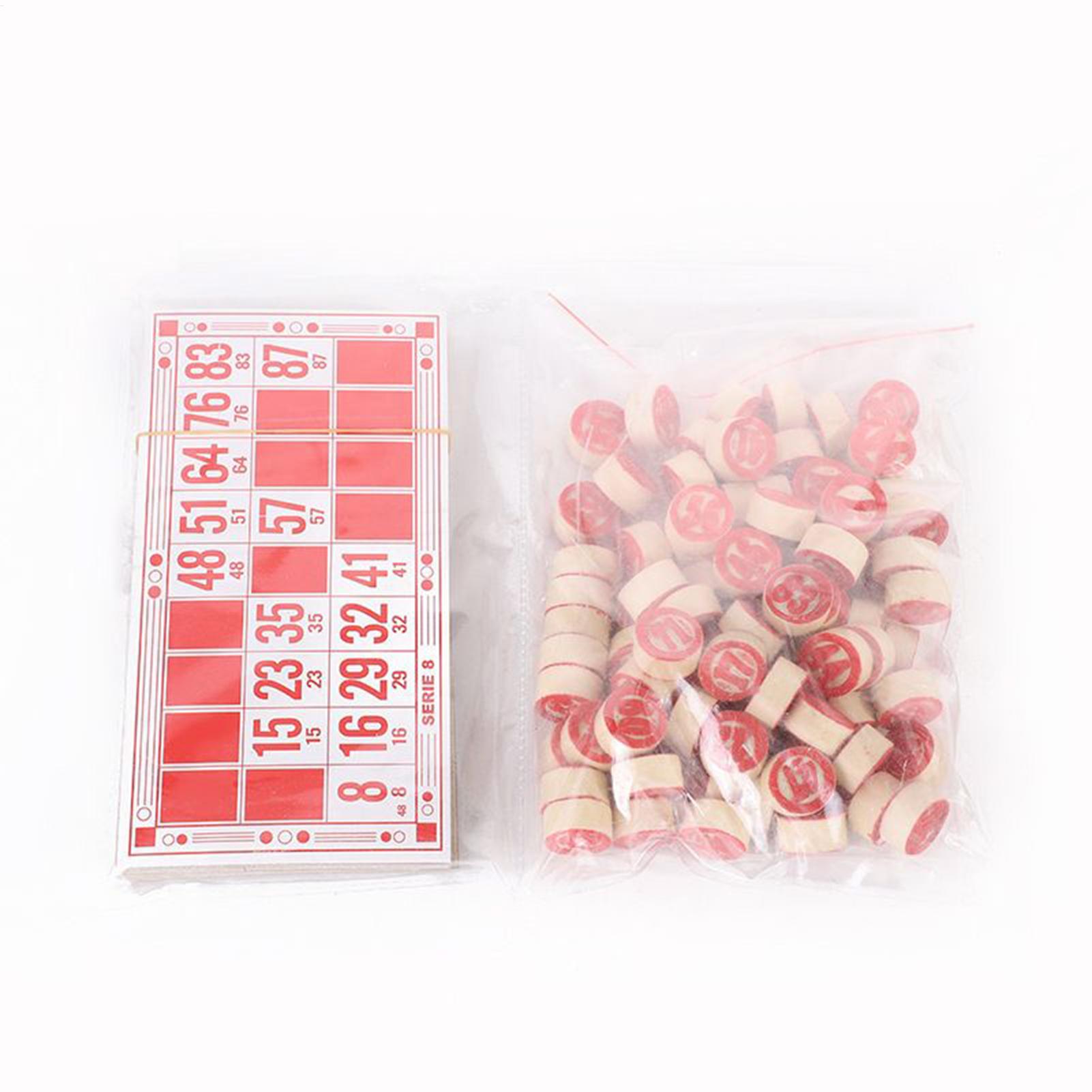 Bingo Game Wooden Funny Educat - огляд і ціна Party Games Group For Adults