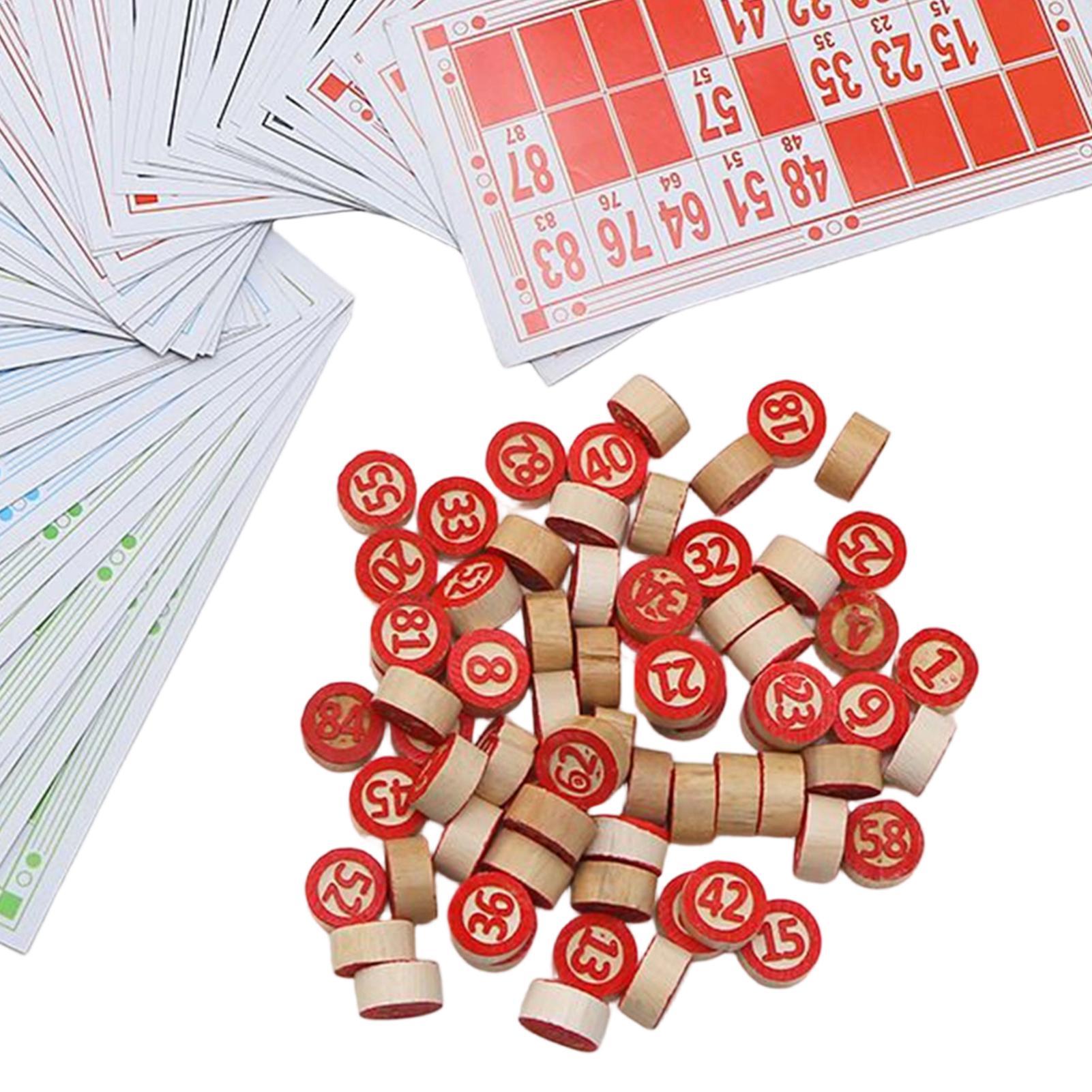 Bingo Game Wooden Funny Educat - огляд і ціна Party Games Group For Adults