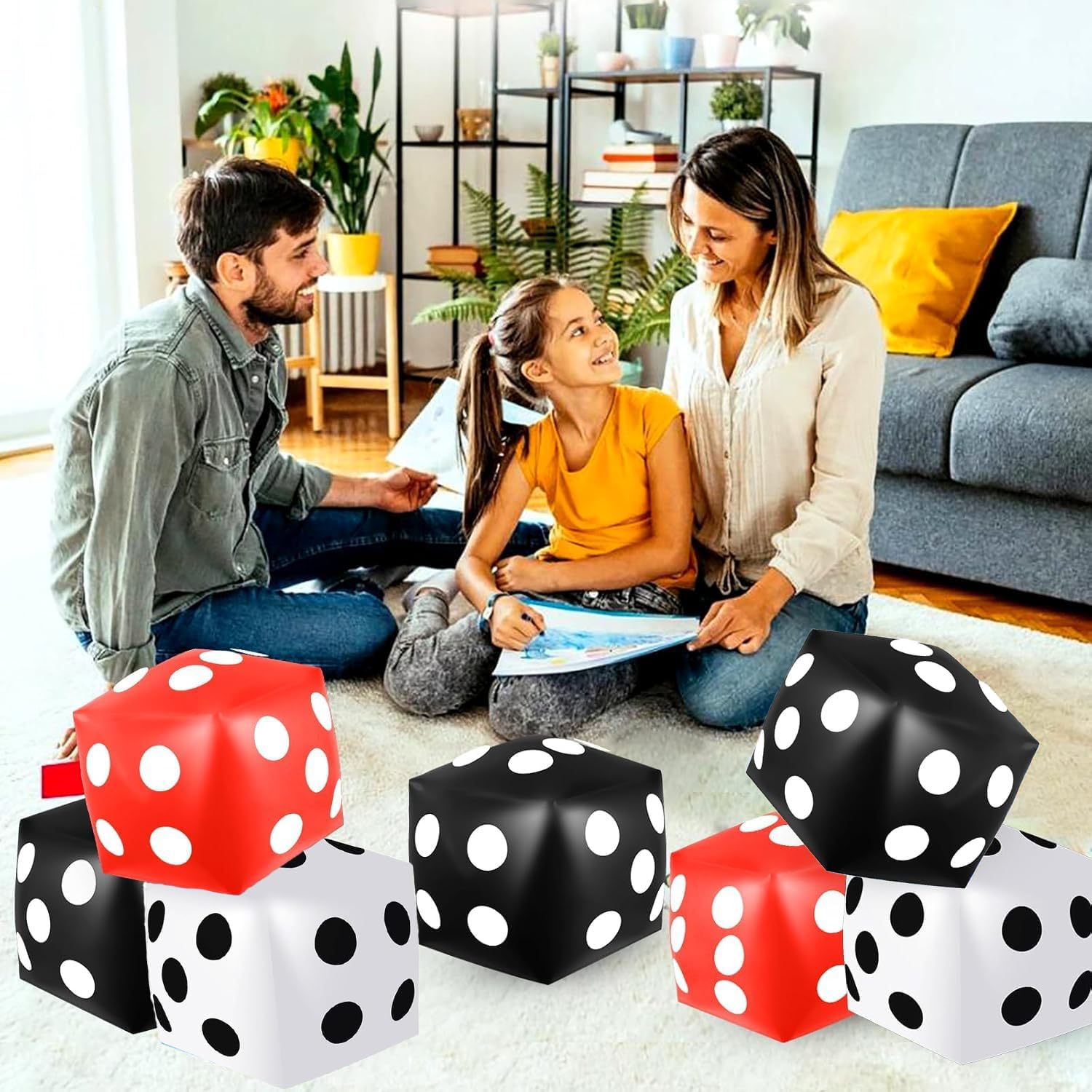 1-10pcs  PVC Inflatable Dice f - огляд і ціна Party Games Gamecube