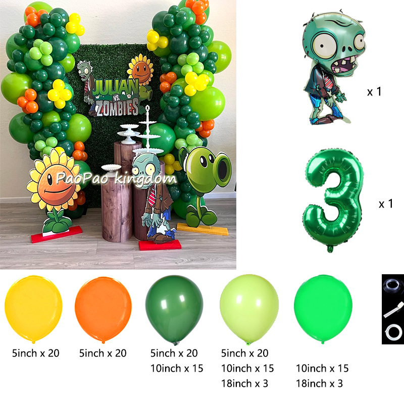 Plants Vs. Z-Zombies Balloons  - огляд і ціна Party Games Easter For Kids
