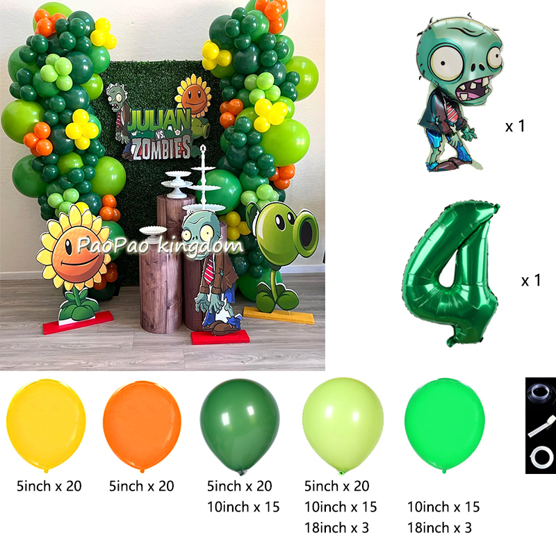 Plants Vs. Z-Zombies Balloons  - огляд і ціна Party Games Easter For Kids
