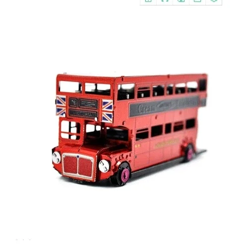 Buses 3D Metal Puzzle model ki - огляд і ціна Party Games Bus