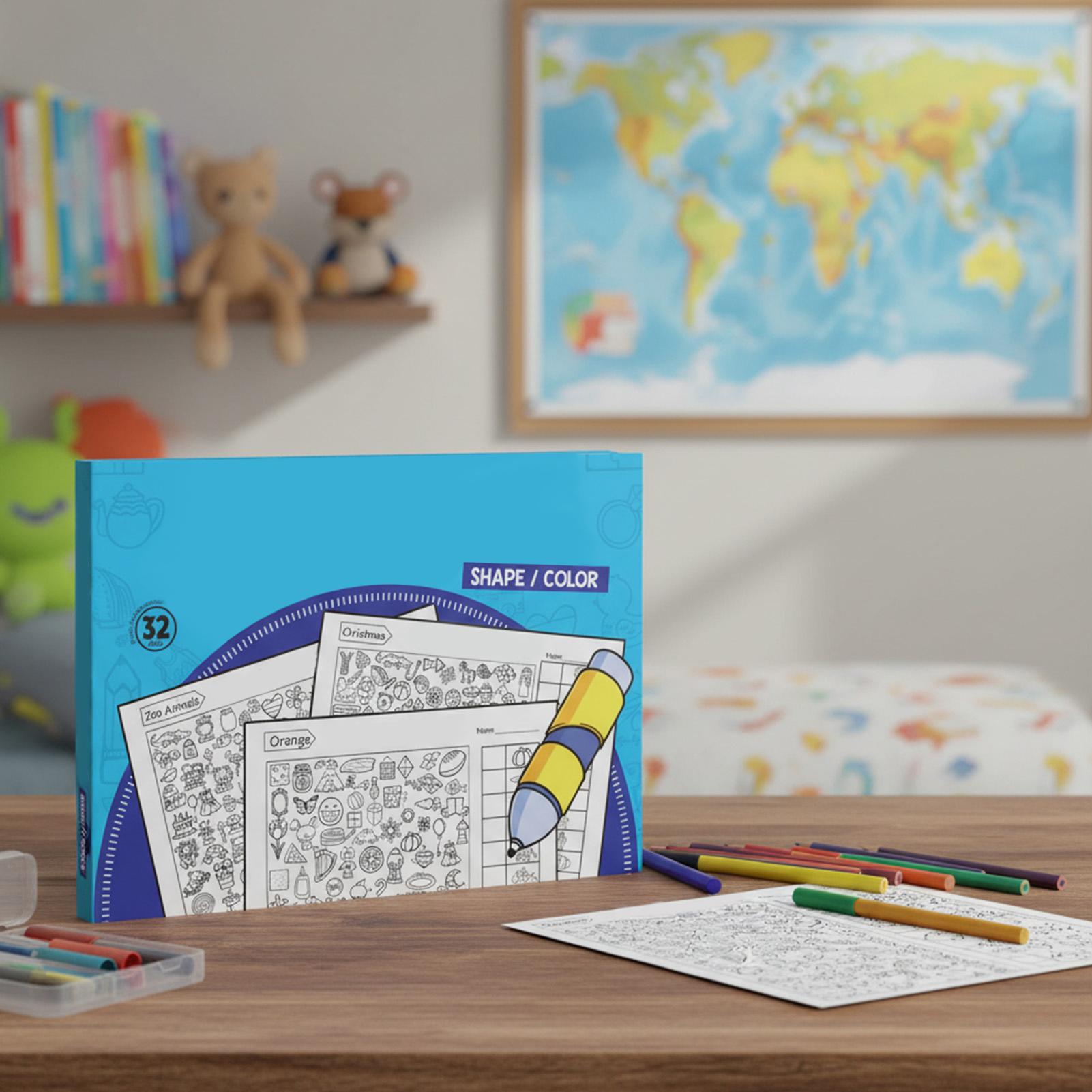 Preschool Activity Book With M - огляд і ціна Party Games Kid Friendly