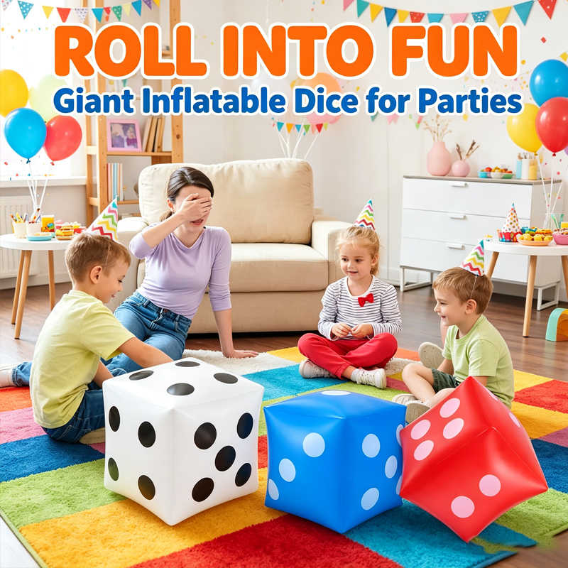 Mega Inflatable PVC Dice for I - огляд і ціна Party Games Gamecube