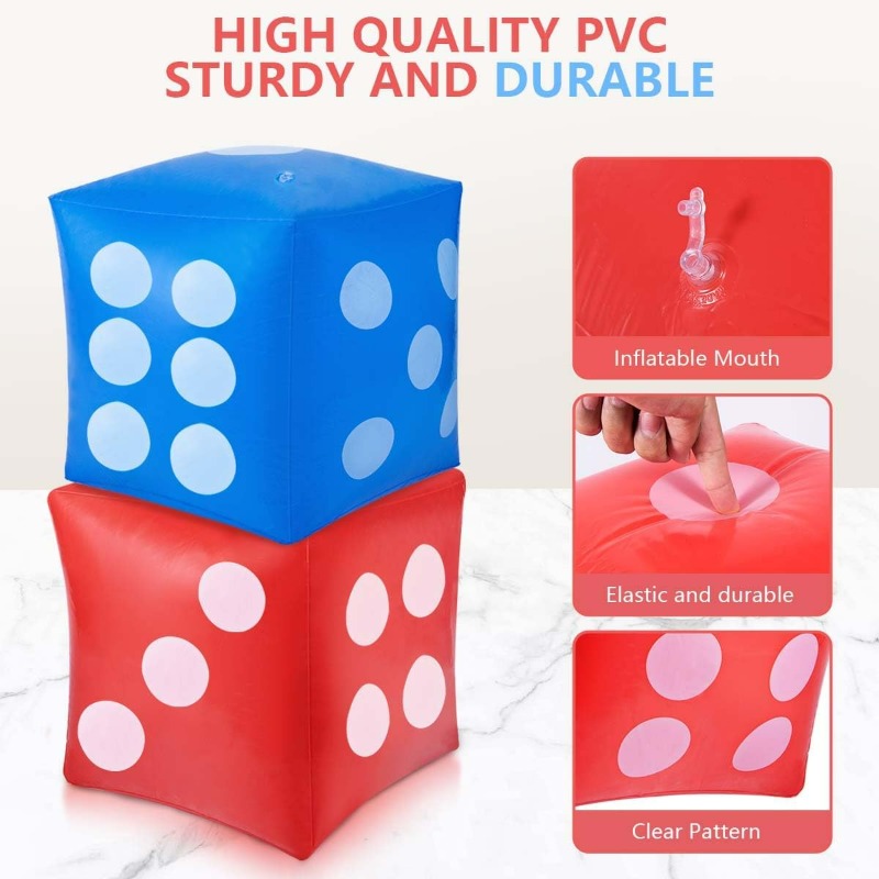 Mega Inflatable PVC Dice for I - огляд і ціна Party Games Gamecube
