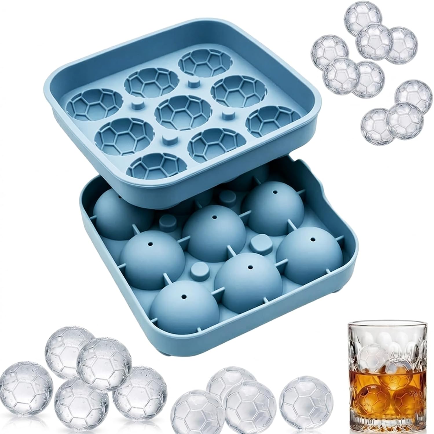 Soccer Ball Ice Cube Molds,9/4 - огляд і ціна Party Games Gamecube