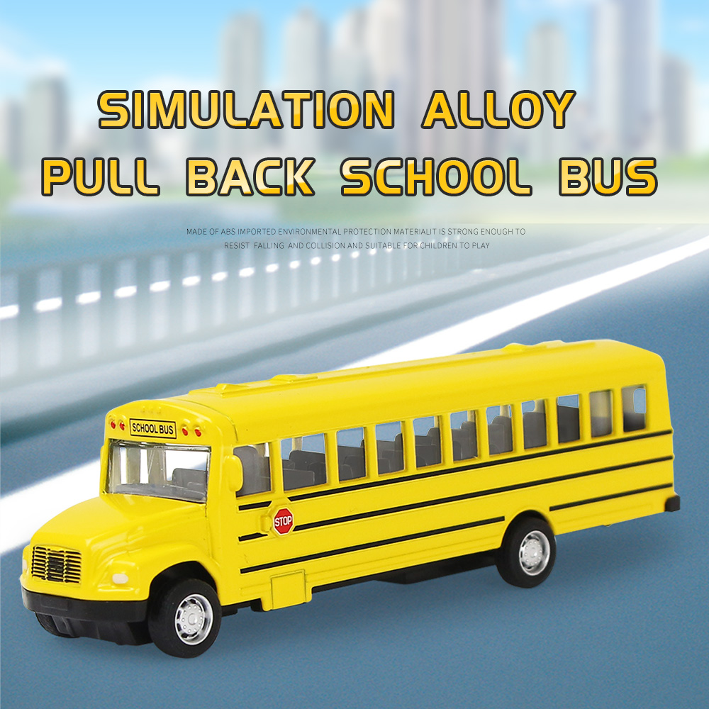 Simulation Alloy School Bus In - огляд і ціна Party Games Bus