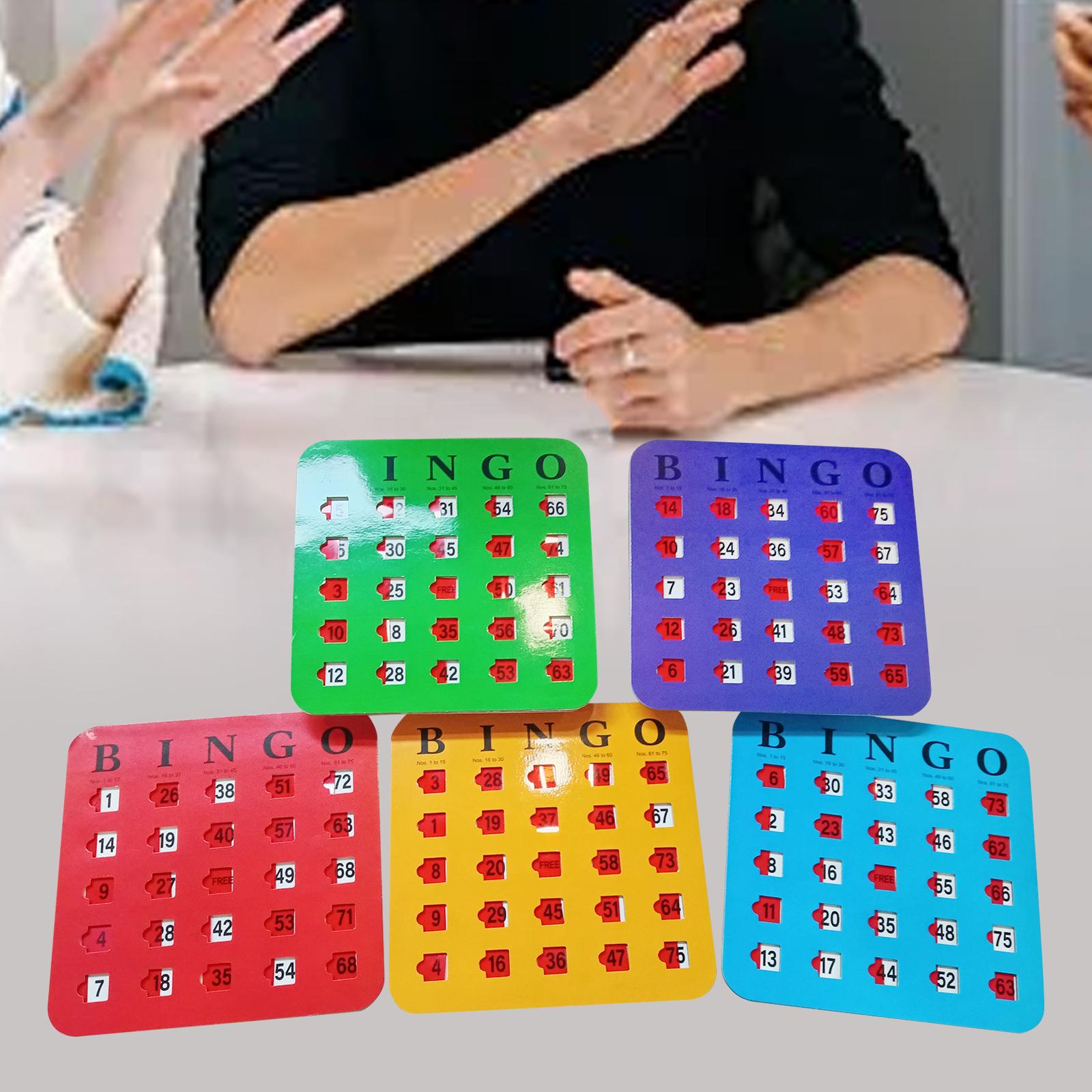5 Pieces Large Print Bingo Car - огляд і ціна Party Games For Large Groups
