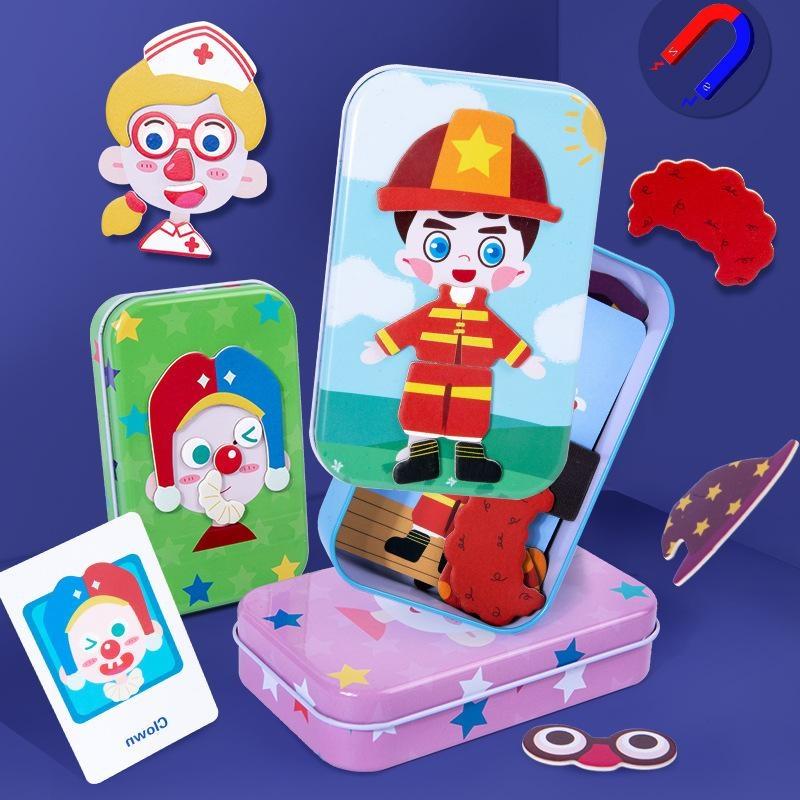 Magnetic Dress Up Puzzle Toys  - огляд і ціна Party Games Gamecube