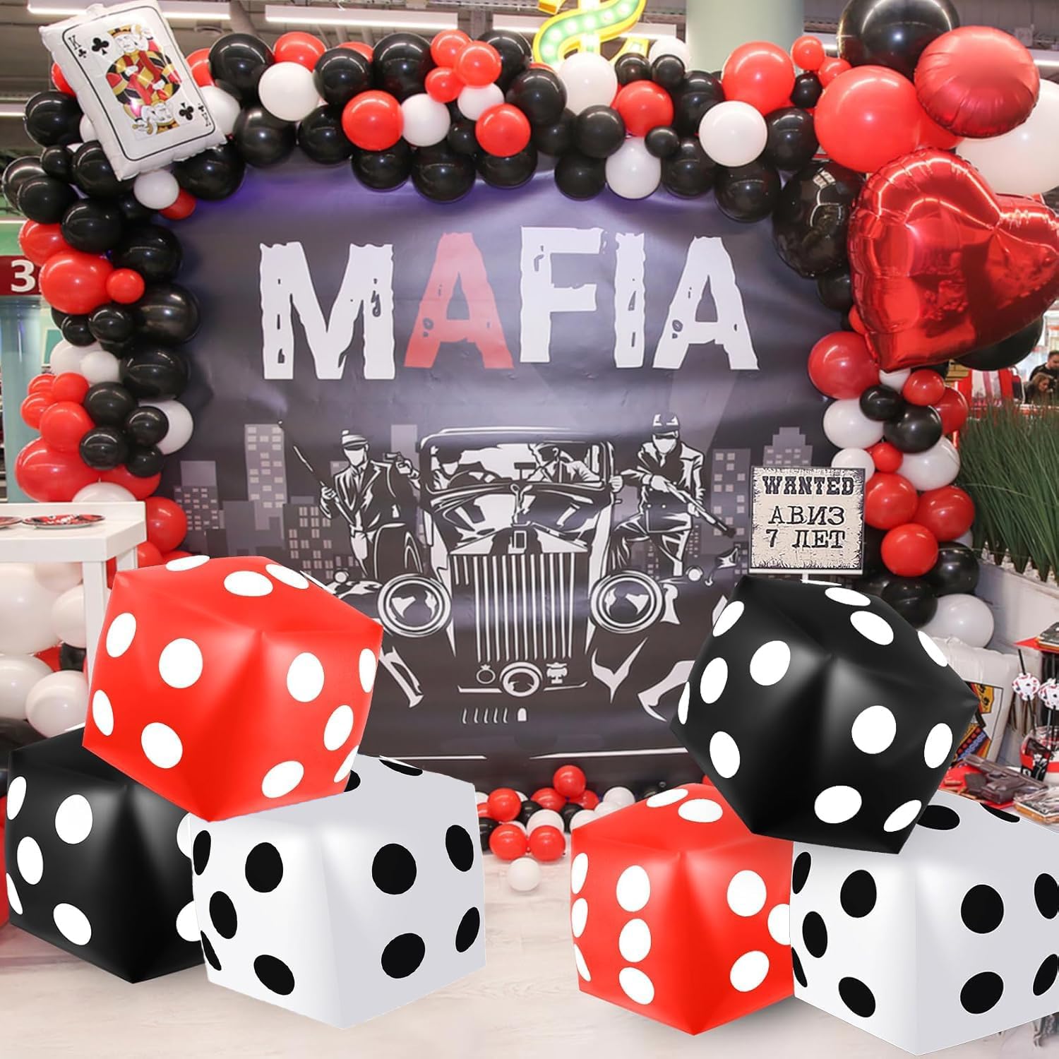 1-10pcs PVC Inflatable Dice fo - огляд і ціна Party Games Gamecube