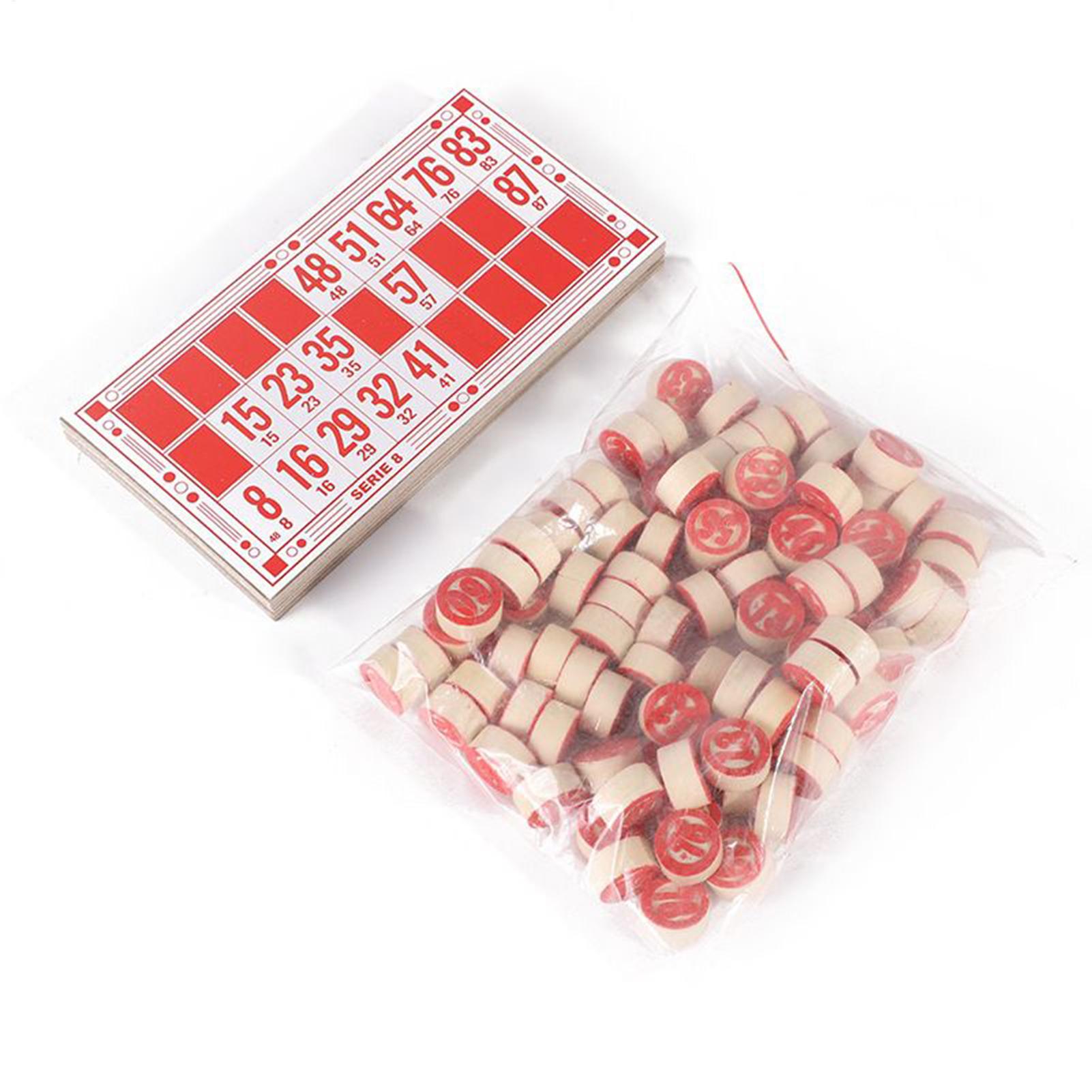 Bingo Set Vintage Wooden Inter - огляд і ціна Party Games For Large Groups