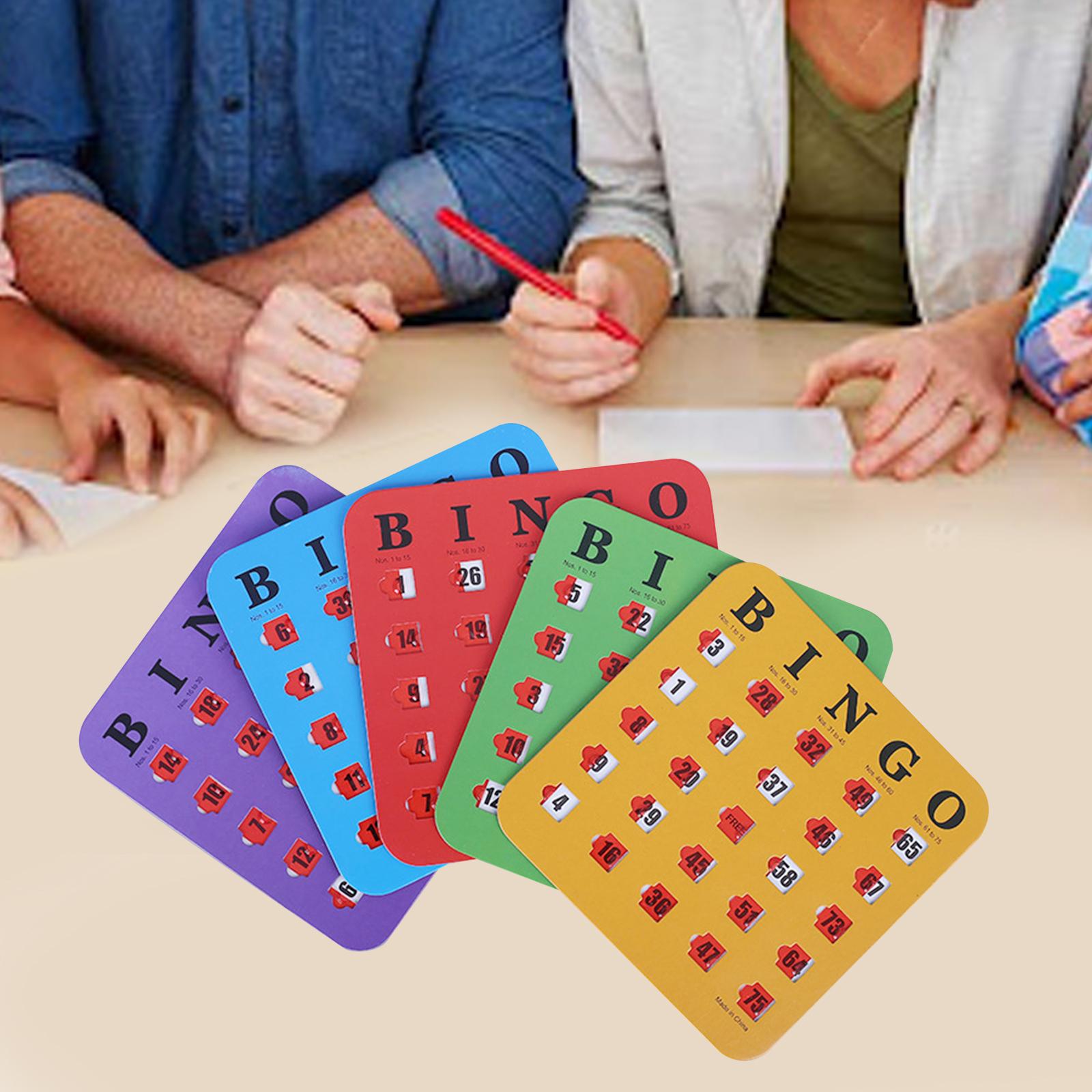 5 Pieces Large Print Bingo Car - огляд і ціна Party Games For Large Groups