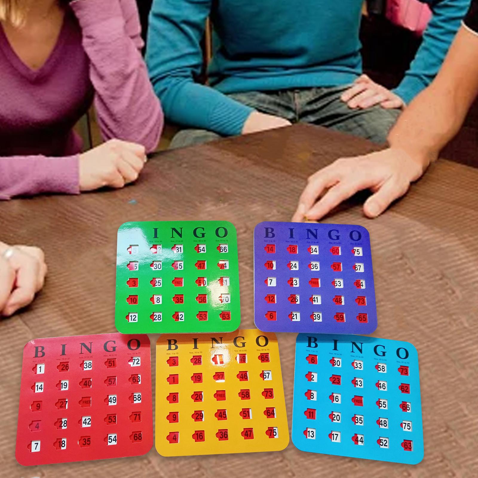5 Pieces Large Print Bingo Car - огляд і ціна Party Games For Large Groups